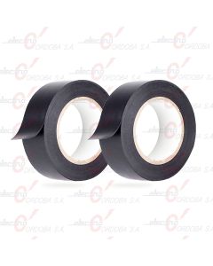 Cinta aisladora pvc 19mm x 18 m.