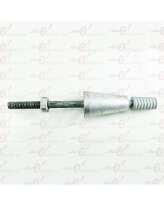 Perno recto cuerpo Al cabeza plástica - MN 411 CAP